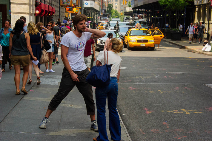 Man with Hand to his Crotch, NYC