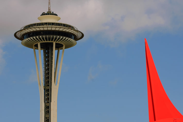 Space Needle and Red, Seattle