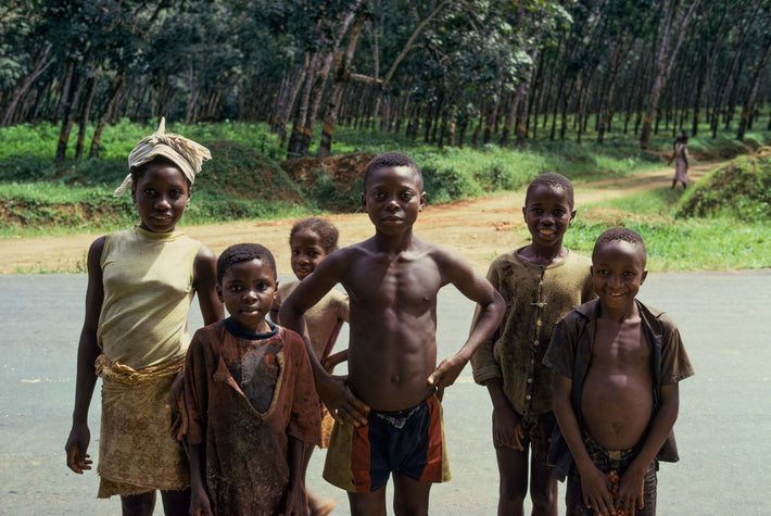 Children Posing for Me, Liberia