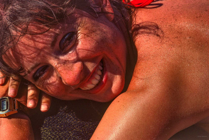 Laughing Girl Close Up