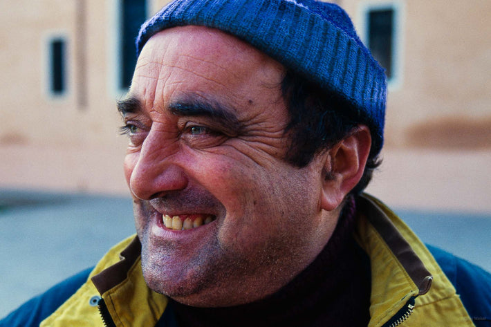 Smiling Man in Cap, Burano
