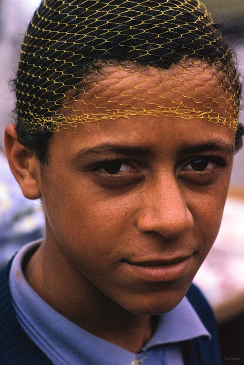Boy with Yellow Net on Head, São Paulo