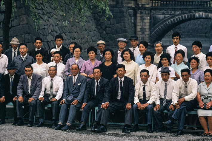 Group Posing for Picture, Tokyo
