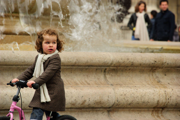 Kid on Scooter, Paris