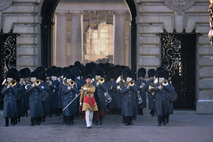 Man Leading Marching Band, London