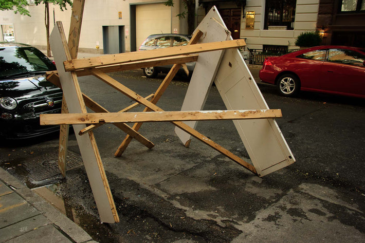 Saving a Parking Space, NYC