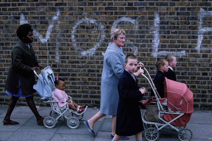 Two Women, Four Kids, Baby Carriages, London