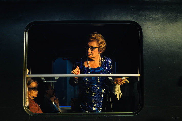 Woman in Blue Dress, Geneva