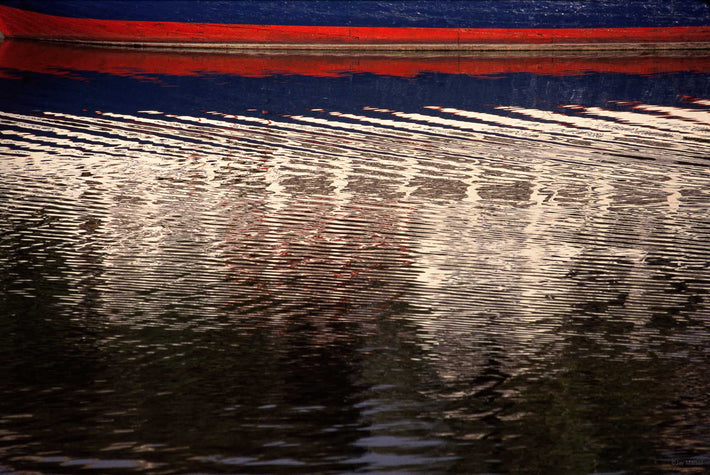 Boat and Water Reflections, Spain