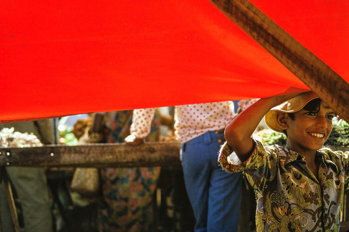 Boy, Flash of Red, Mexico