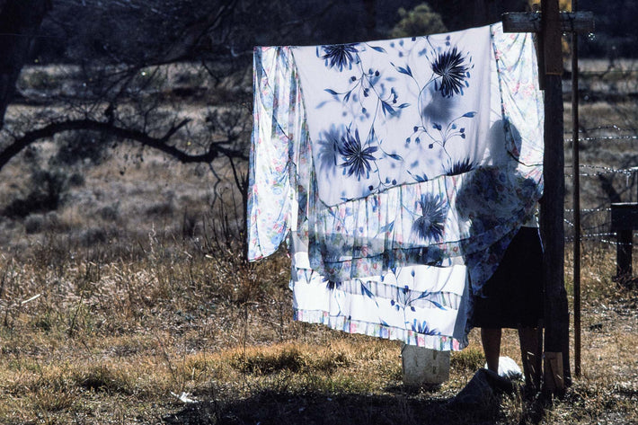 Sheet with Shadow of Woman, Oaxaca
