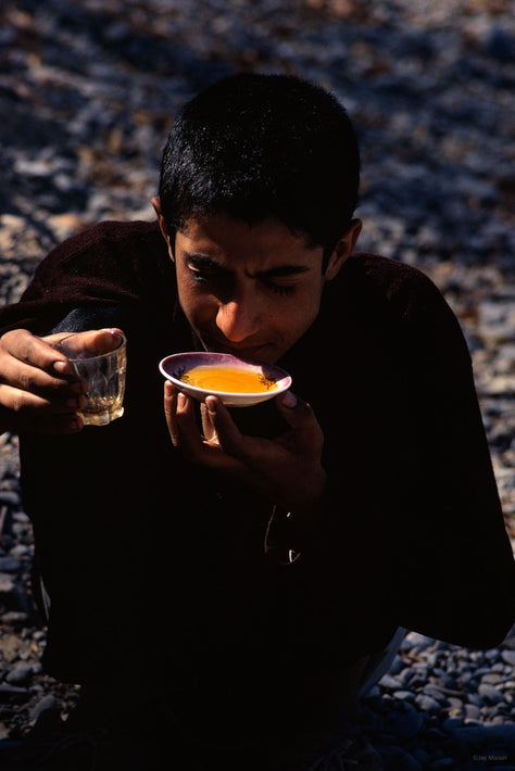 Boy Drinking Tea, Iran