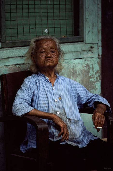 Older Woman in Chair, Singapore