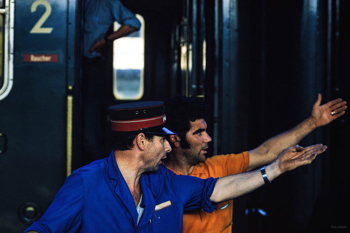 Two Men Gesturing, Geneva