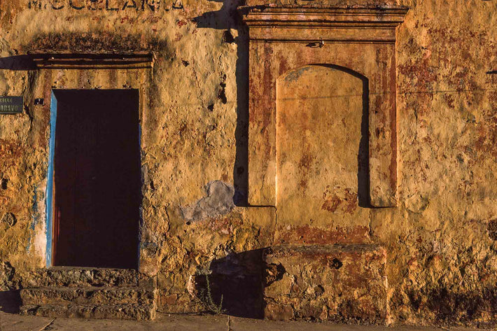 Textured Wall with Door, Oaxaca