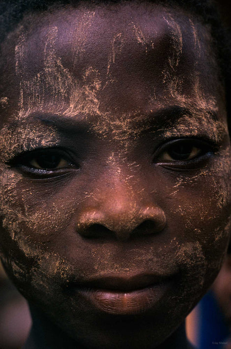 Close Up Head with Yellow Pigment, Liberia