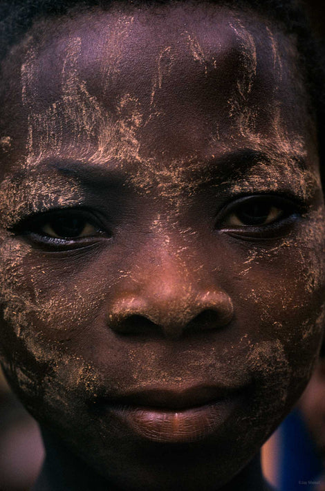 Close Up Head with Yellow Pigment, Liberia
