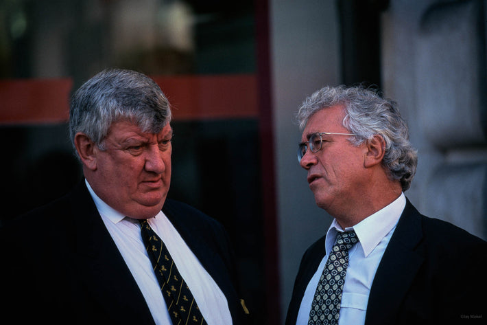 Two Men Talking, London