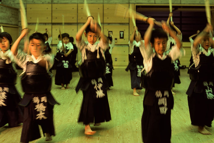 Kendo, Kids Practicing, Kamakura