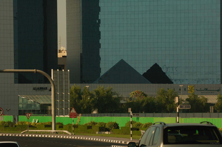 Glass Façade, Two Pyramids, Dubai