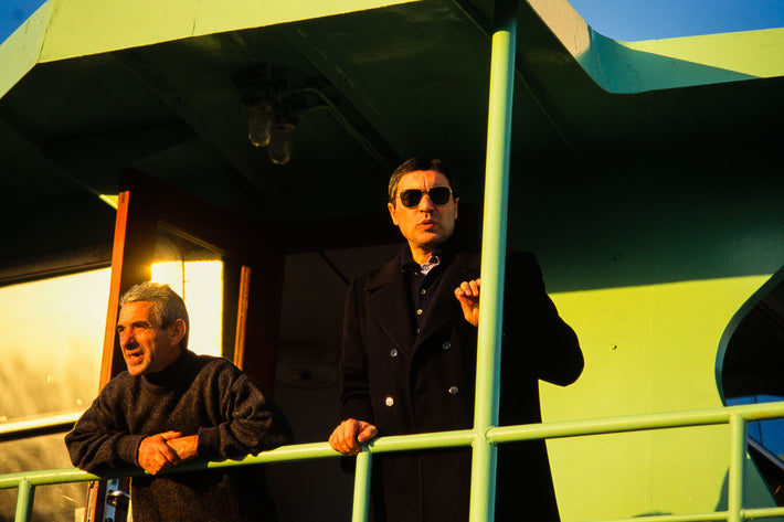 Two Men, Green Boat, Burano