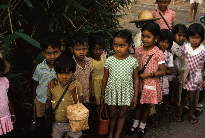 Row of Children, Mauritius