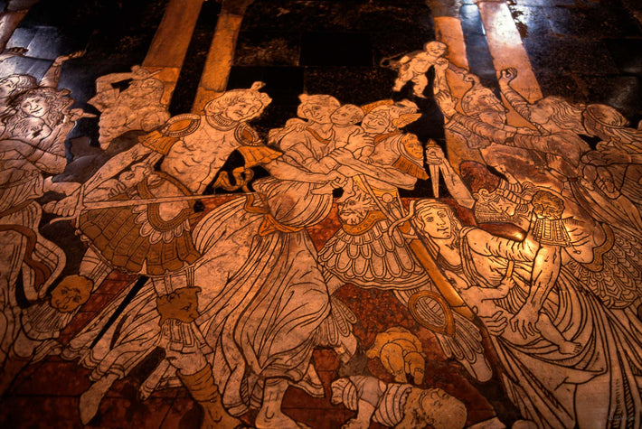 Inlay, Battle Scene, Siena