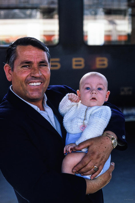 Father Holding Baby, Geneva