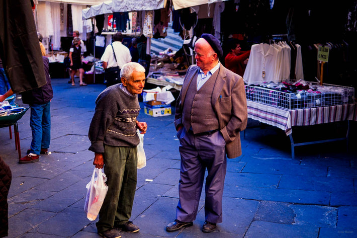 Man in Vest and Beret, Second Man in Sweater, Cortona