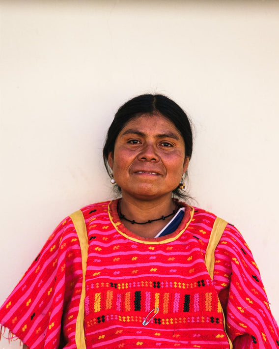 Older Woman in Red and Yellow Dress, Oaxaca