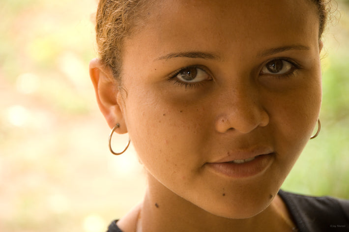 Young Girl, Earrings Amazon, Brazil