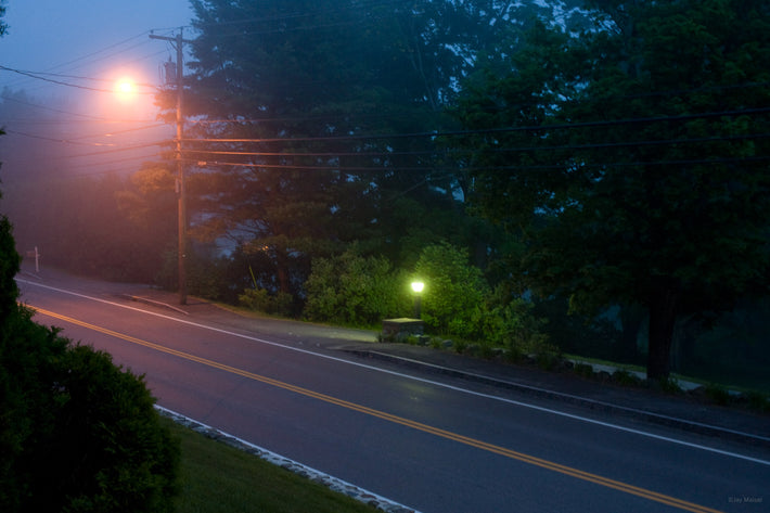Road at Dusk, Maine