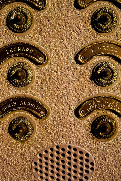 Ornate Intercom Buttons, Venice