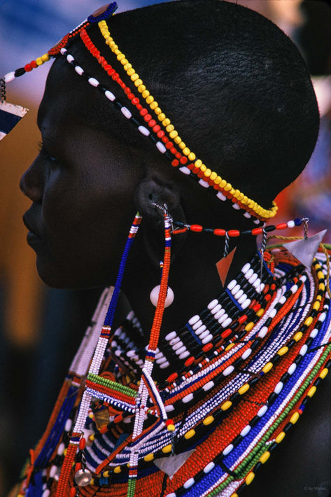 Masai Woman, Heads, Kenya