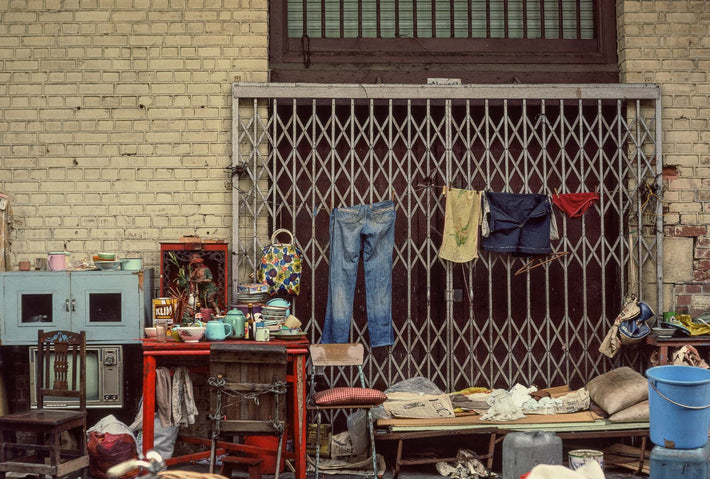 Wall with Fence and Objects, Singapore