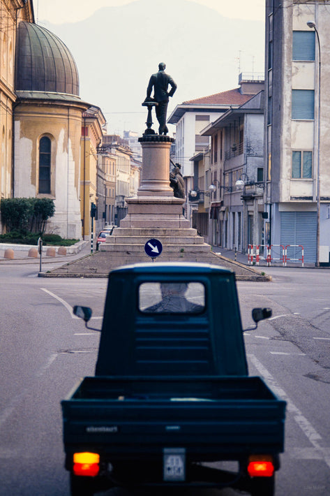 Truck and "Relaxed" Statue, Vicenza