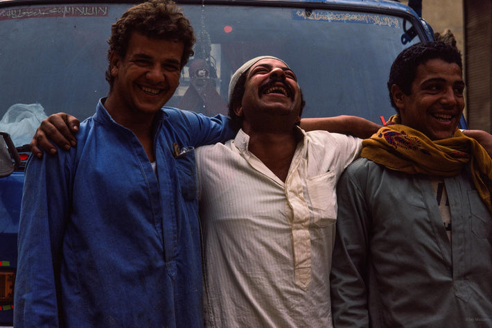 Three Men Laughing, Egypt