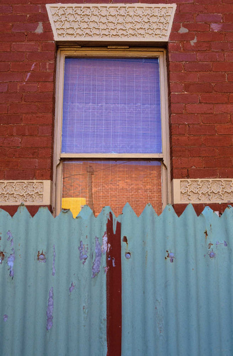 Purple Window and Green Fence, Australia