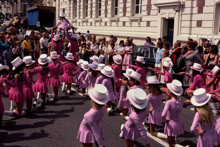 Crowd of Children in Uniform, France