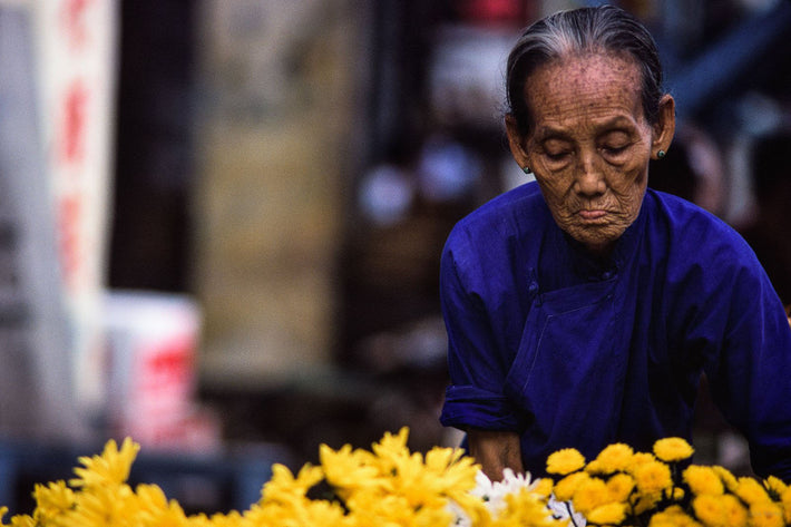 Woman in Blue, Singapore