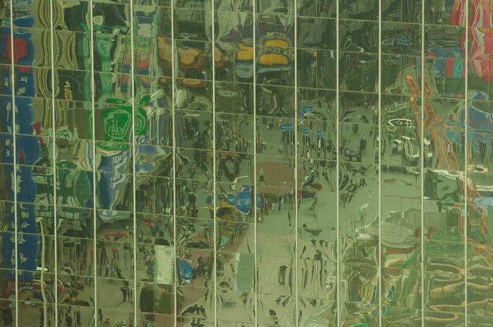 Reflection of People in Building, Shanghai