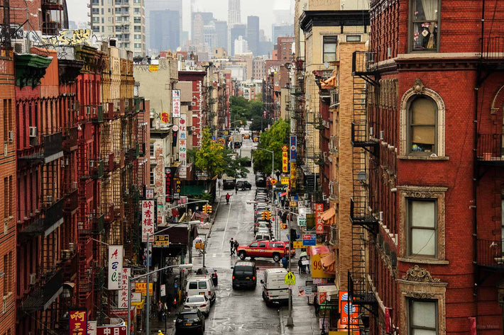 Lower East Side from Bridge, NYC