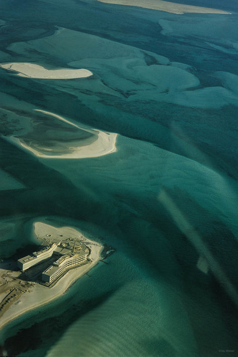 Aerial of Water and Motel, Abu Dhabi