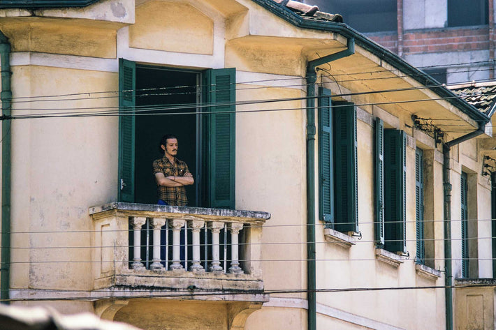 Man on Balcony, São Paulo