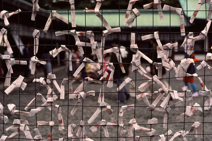 Written Prayers Tied to Wires, Japan