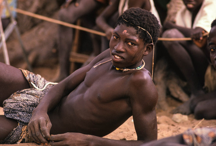 Senegalese Lutte Wrestling, Reclining Man, Senegal