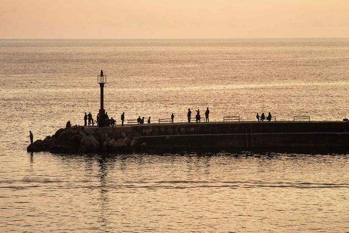 Jetty with Figures, Dubrovnik