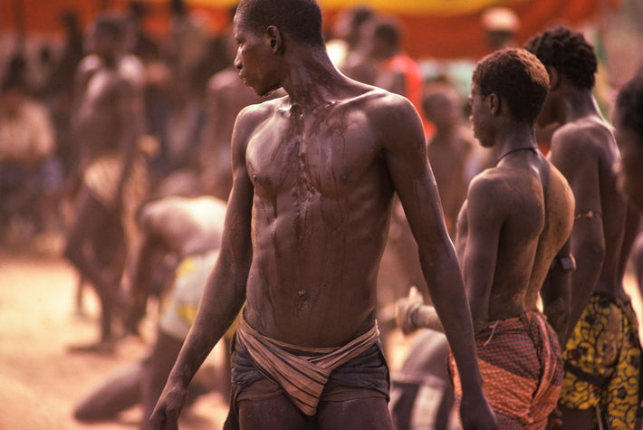 Senegalese Lutte Wrestling, Man with Head Turned, Senegal