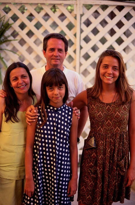 Family of Four Posing, Rio de Janeiro