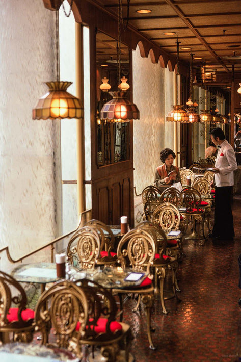 Restaurant Interior, Water, Tokyo